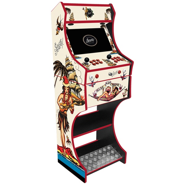 2 Player Arcade Machine - Sailor Jerry Rum Themed